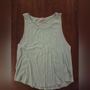 women large light blue Victoria Secret tank